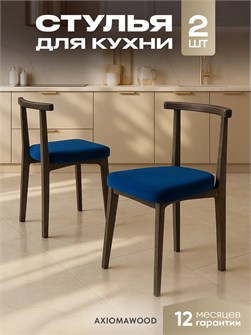Стулья для кухни 2шт со спинкой мягкие деревянные 3934674DC