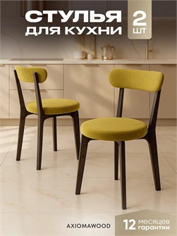 Стулья для кухни 2шт со спинкой мягкие деревянные 3934742DC