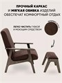 Кресло мягкое для отдыха пуфик для ног 3933942DC