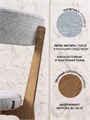 Стулья для кухни 2 шт со спинкой мягкие деревянные 3934493DC