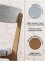 Стулья для кухни 3 шт со спинкой мягкие деревянные 3934471DC